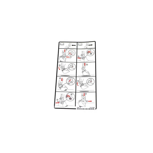 Bobcat 7313768 X-Change Decal For Excavators