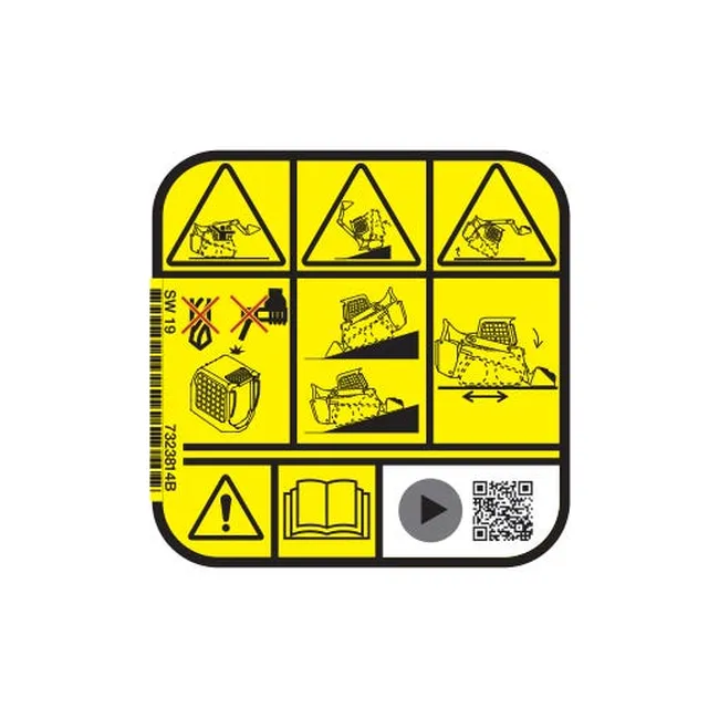 Bobcat 7323814 Warning Decal for Loaders