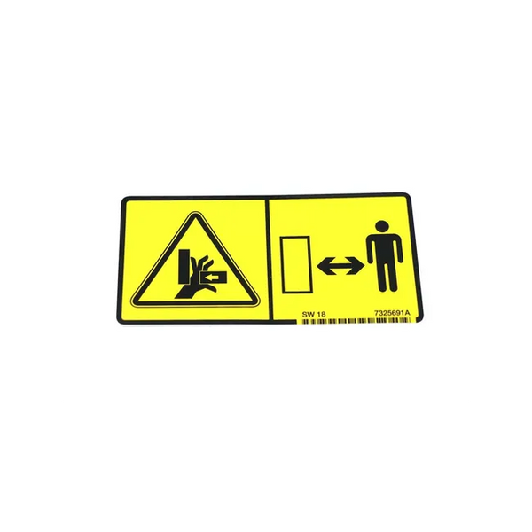 Bobcat 7325691 Stay Clear Decal for Loaders