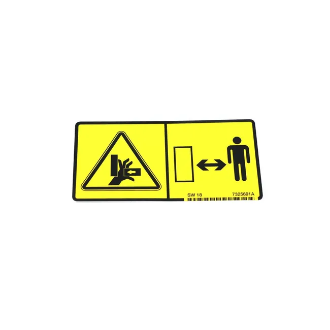 Bobcat 7325691 Stay Clear Decal for Loaders