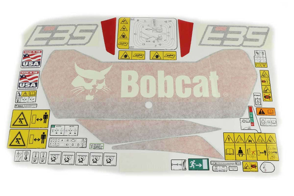 Bobcat 7325705 E35 Internal and External Decal Kit for Excavators