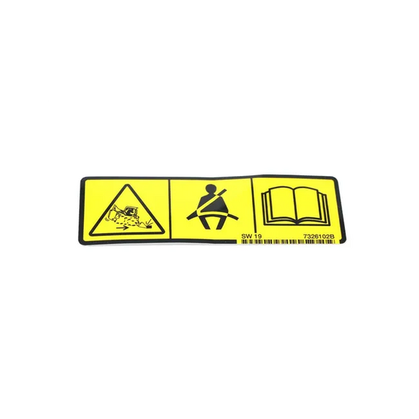 Bobcat 7326102 Warning Decal for Loaders