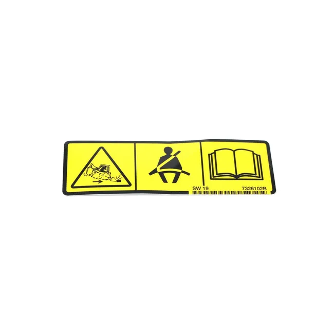 Bobcat 7326102 Warning Decal for Loaders