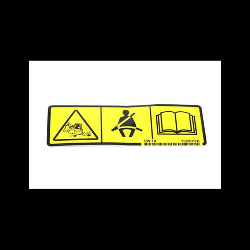 Warning Decal for Loaders, 7326102