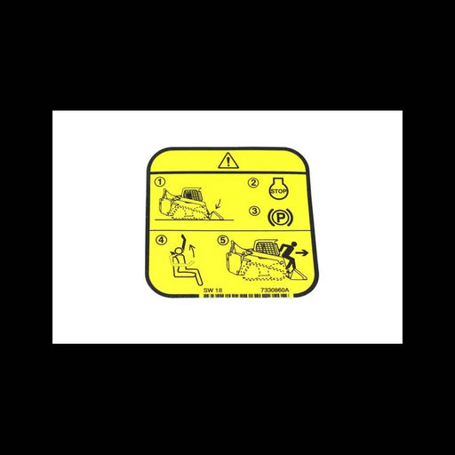 Warning Decal for Loaders, 7330860