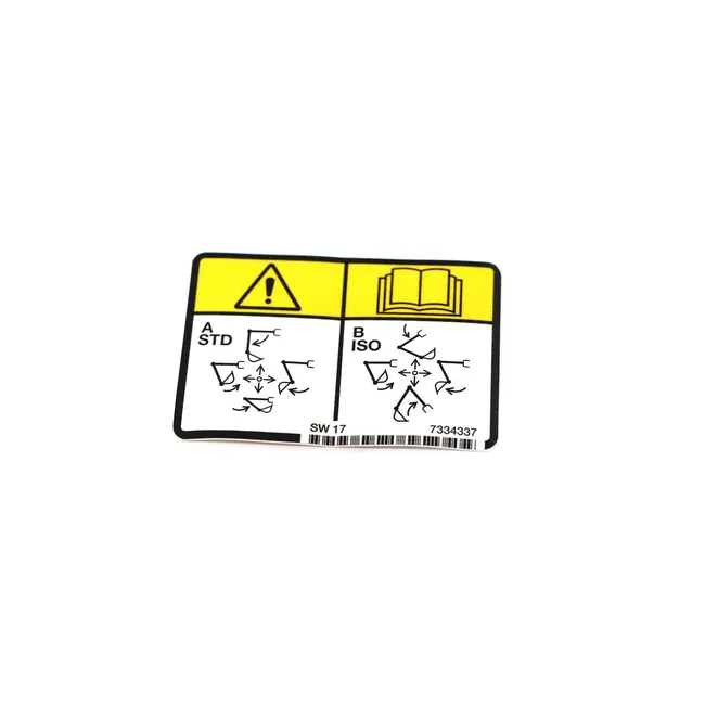 Bobcat 7334337 Right Standard Iso Decal