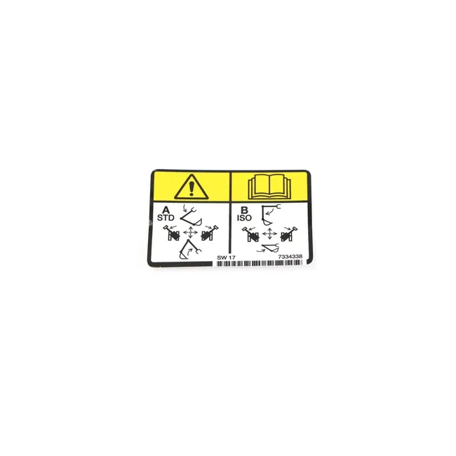 Bobcat 7334338 Left Standard Iso Decal
