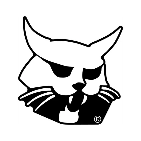 Bobcat 7339303 7.26 x 7.03 Bobcat Head Logo Decal