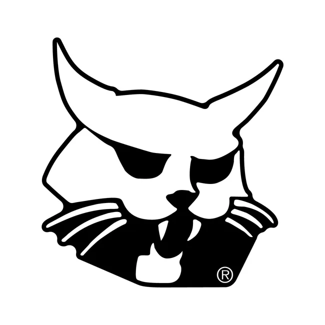 Bobcat 7339303 7.26 x 7.03 Bobcat Head Logo Decal