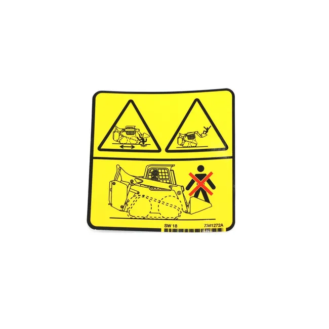 Bobcat 7341272 Warning Decal For Loaders