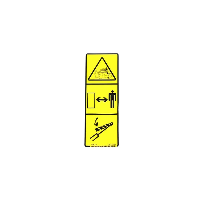 Bobcat 7341274 Danger Decal For Loaders
