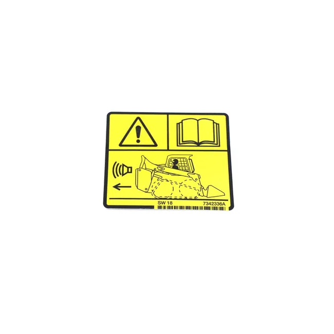 Bobcat 7342336 Warning Decal for Loaders