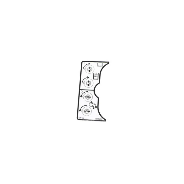 Bobcat 7350473 Diverter Decal for Excavators