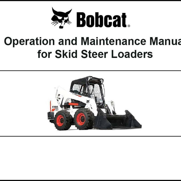Bobcat 7353043ENUSPDF Loader Operation and Maintenance Digital Manual