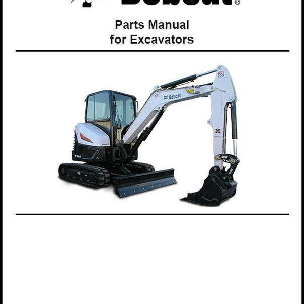 Bobcat 7354856 E60 Excavator Parts Manual
