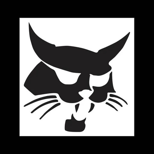 7 x 6.81 Bobcat Head Decal for Loaders, 7356782