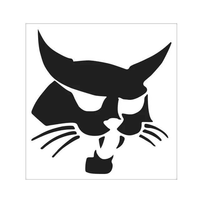 Bobcat 7356782 7 x 6.81 Bobcat Head Decal for Loaders, 7356782
