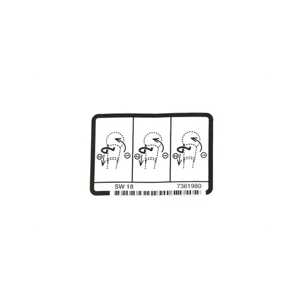 Bobcat 7361980 Spring Removal Decal