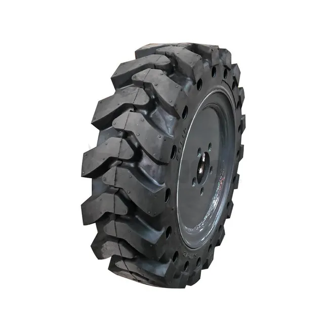 Bobcat 7365904 Left Solid Tire for S70 Grey Rim