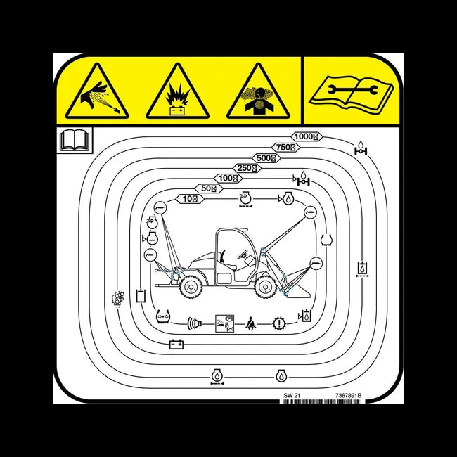 Service Decal for Toolcat™ Work Machines, 7367891