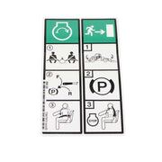 Bobcat 7367913 Start Decal for Toolcat��� Work Machines, 7367913