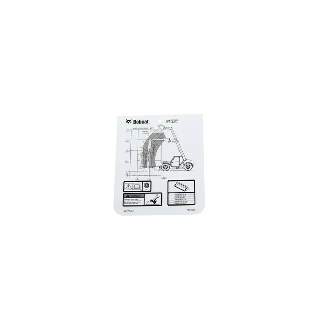 Bobcat 7379675 VersaHandler Load Chart