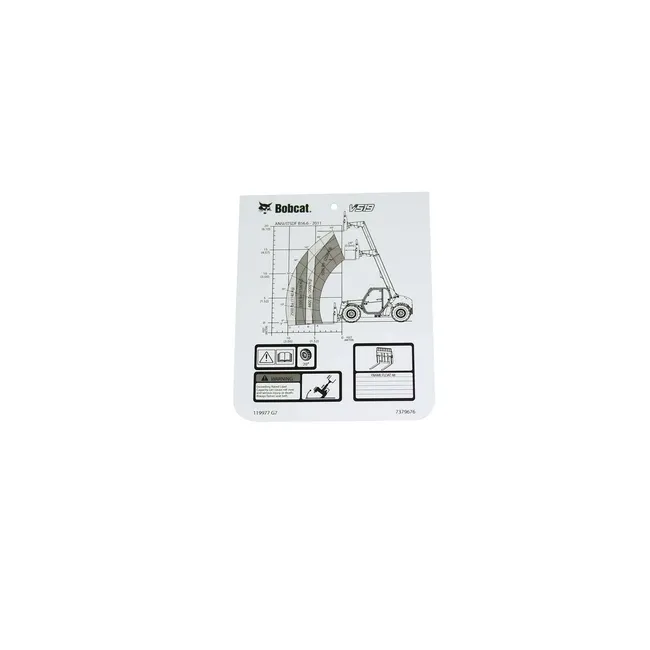 Bobcat 7379676 VersaHandler Load Chart