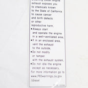 Bobcat 7382753 Warning Decal