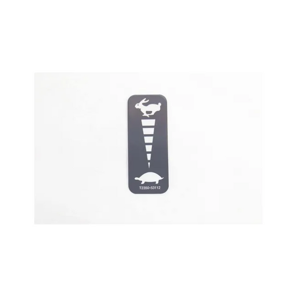 Bobcat 7385577 Speed Range Decal