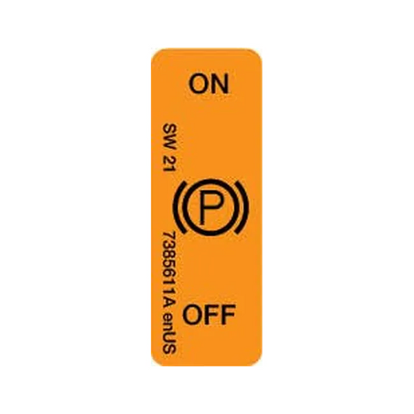 Bobcat 7385611 Park Brake Lever Decal