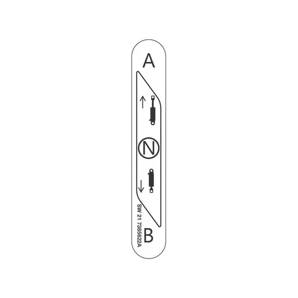 Bobcat 7385622 Double Acting Decal