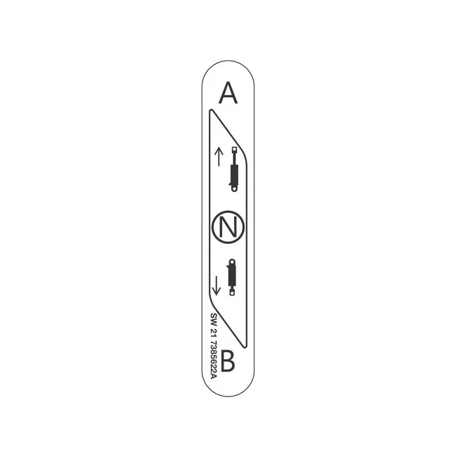 Bobcat 7385622 Double Acting Decal
