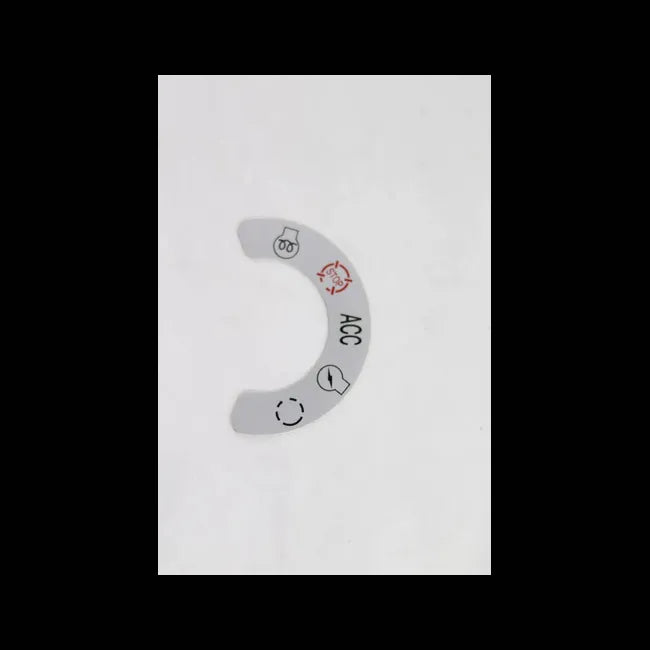 Ignition Switch Decal, 7385627