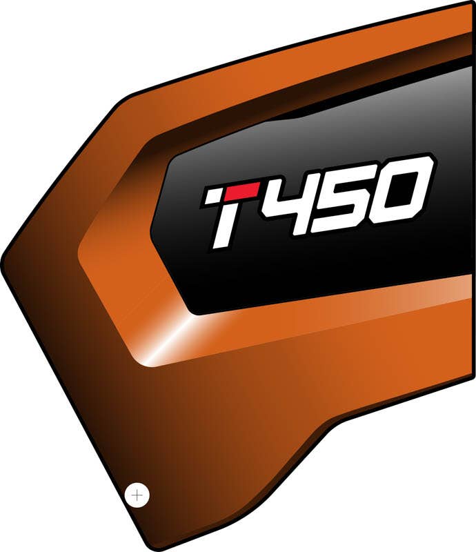 Bobcat 7399429 T450 Model Decal Left