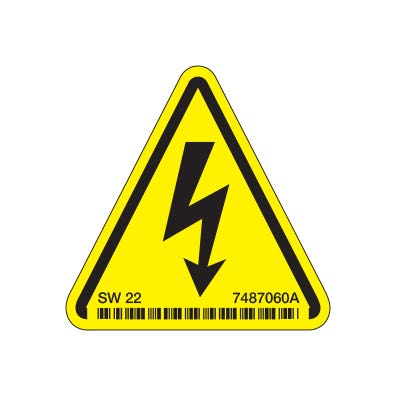 Bobcat 7487060 Warning Decal Track Loaders