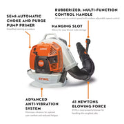 STIHL BR 800 X MAGNUM® – Professional Backpack Blower, 79.9 cc, 912 CFM