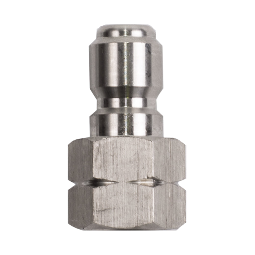 BE 85.300.104S Plug 3/8"QD FNPT SS