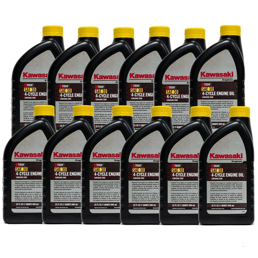 Kawasaki 12PK Kawasaki 99969-6281-12 SAE 30 4-Cycle Engine Oil 1 Qt. 99969-6281-12