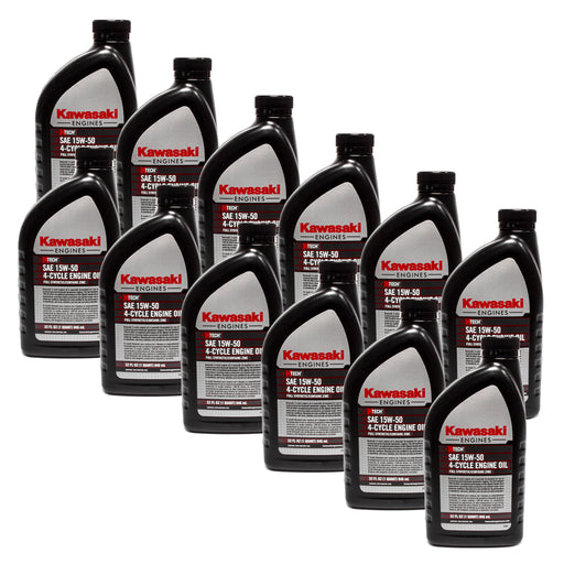 Kawasaki 12PK Kawasaki 99969-6501 15W-50 4-Cycle Engine Oil 1 Qt. 99969-6501-12