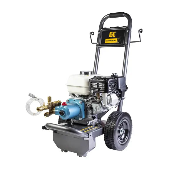 BE 3000 PSI 2.7 GPM Gas Pressure Washer Honda GX200 Engine Cat Triplex Pump