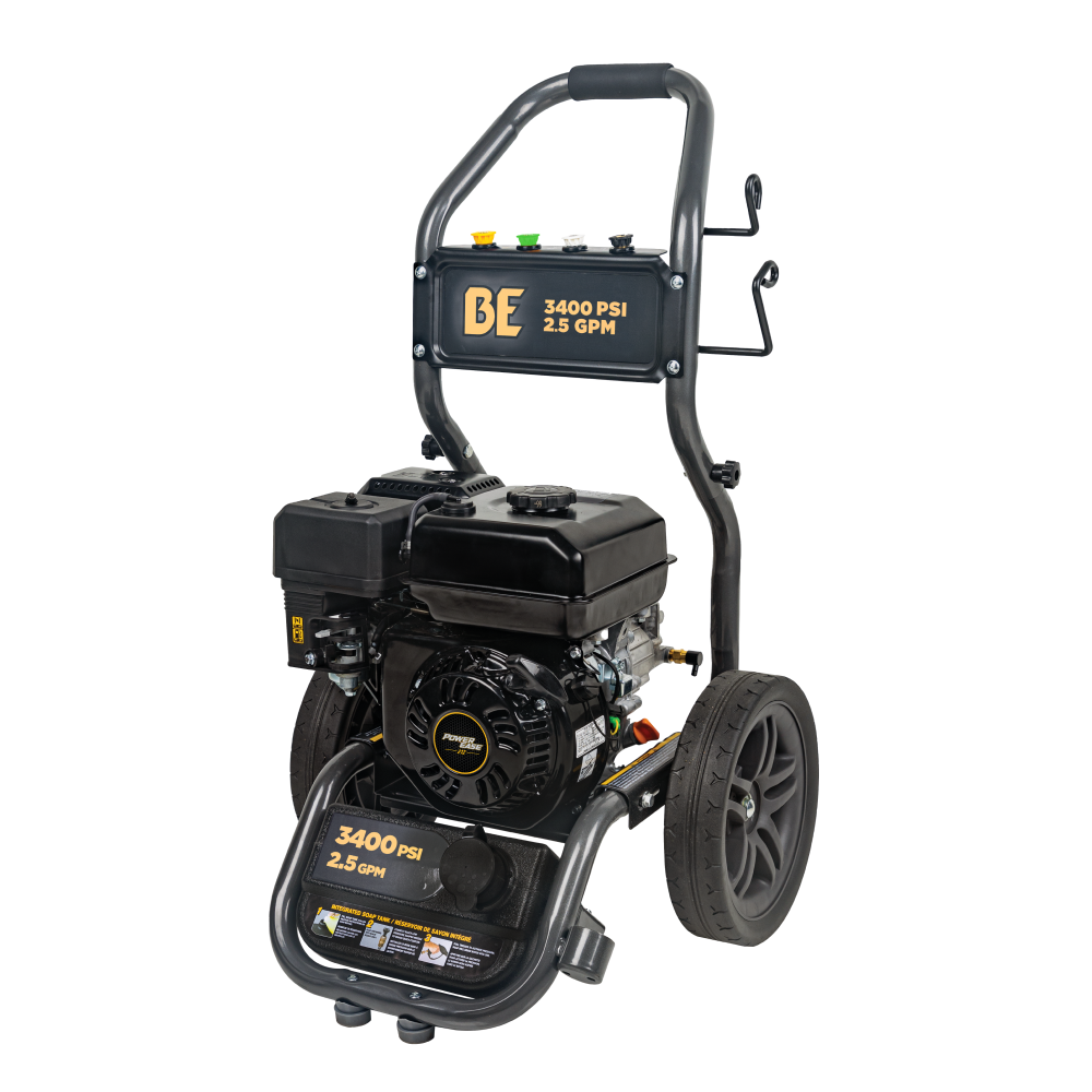 BE BE3475PX PW, Gas, 223CC, 3400PSI@2.5GPM