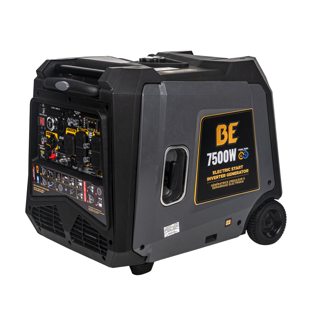 BE BE7500ID Inverter, 7500W, 312CC, Dual-Fuel