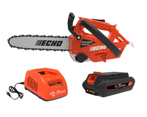Echo DCS-2500T 56V Rear Handle Chainsaw with 2.5AH Battery & Rapid Charger