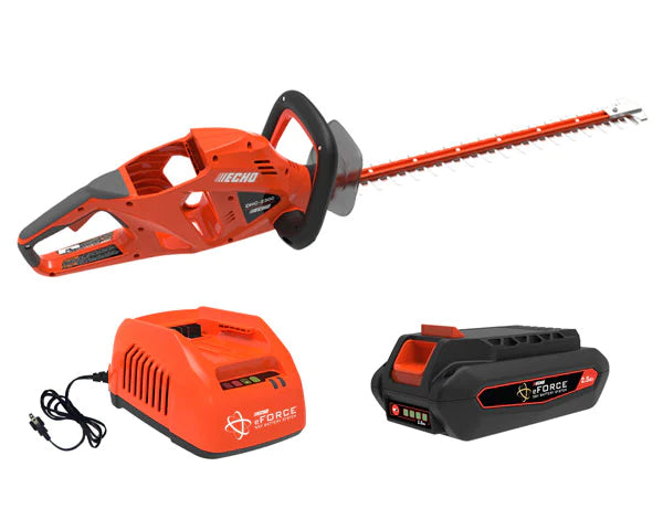 Echo ECQW-DHC-2300C1 56 Volt Double-Sided Hedge Trimmer With 2.5AH Battery And Charger