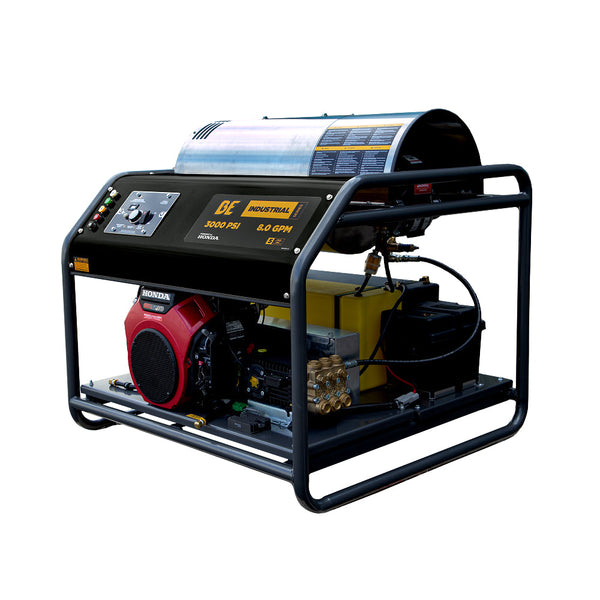 3,000 PSI - 8.0 GPM Hot Water Pressure Washer with Honda GX690 Engine and General Triplex Pump