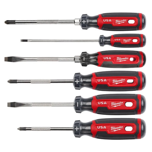 Milwaukee 6PC Cushion Grip Screwdriver Set (USA) MT200-6