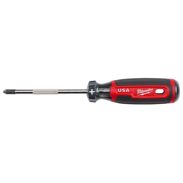 Milwaukee #2 Phillips 4" Cushion Grip Screwdriver (USA) MT202
