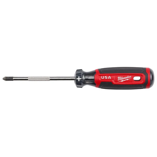 Milwaukee #2 Phillips 4" Cushion Grip Screwdriver (USA) MT202