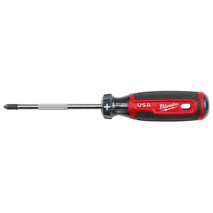 Milwaukee #2 Phillips 4" Cushion Grip Screwdriver (USA) MT202