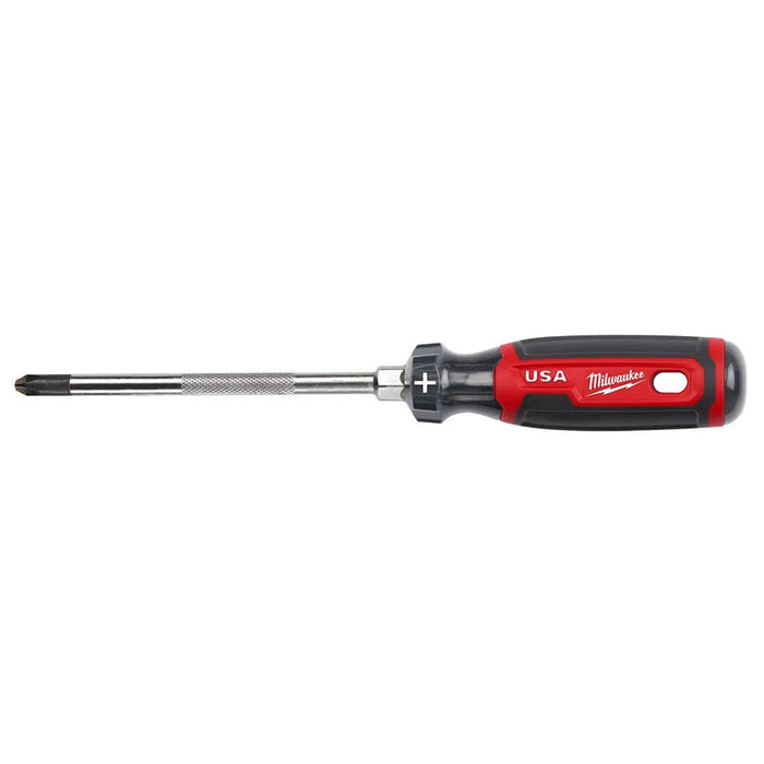 Milwaukee #3 Phillips 6" Cushion Grip Screwdriver (USA) MT203